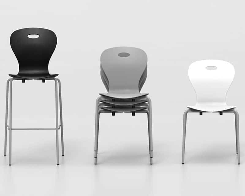 Origin Lotus Poly Chairs and Stools