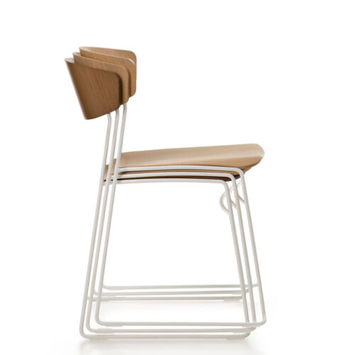 Wolfgang Wood Stacking Chair