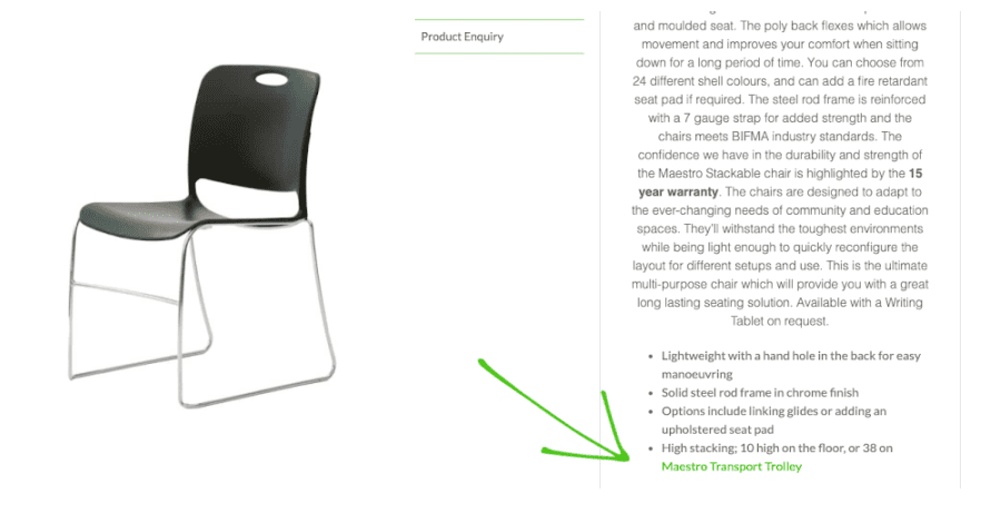 Where to find trolleys for high-density stacking chairs
