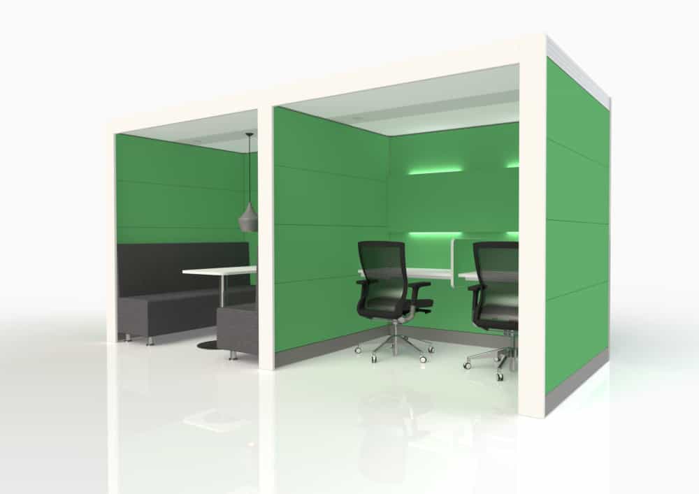 Acoustic booth for office