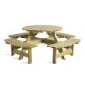 King Picnic Table Round 8 Seater
