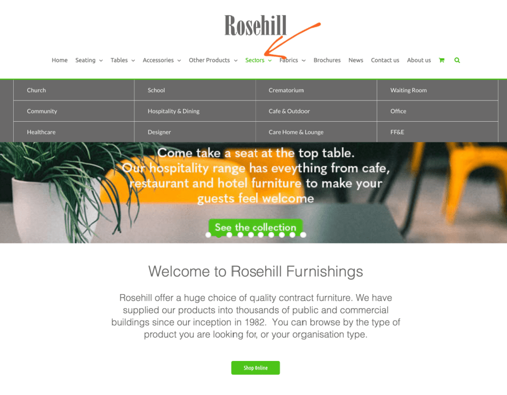 How to find industry specific furniture