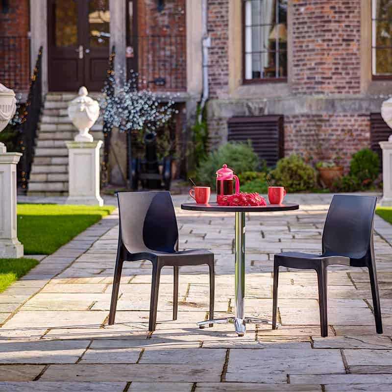 Round Cafe Table & Chairs Package