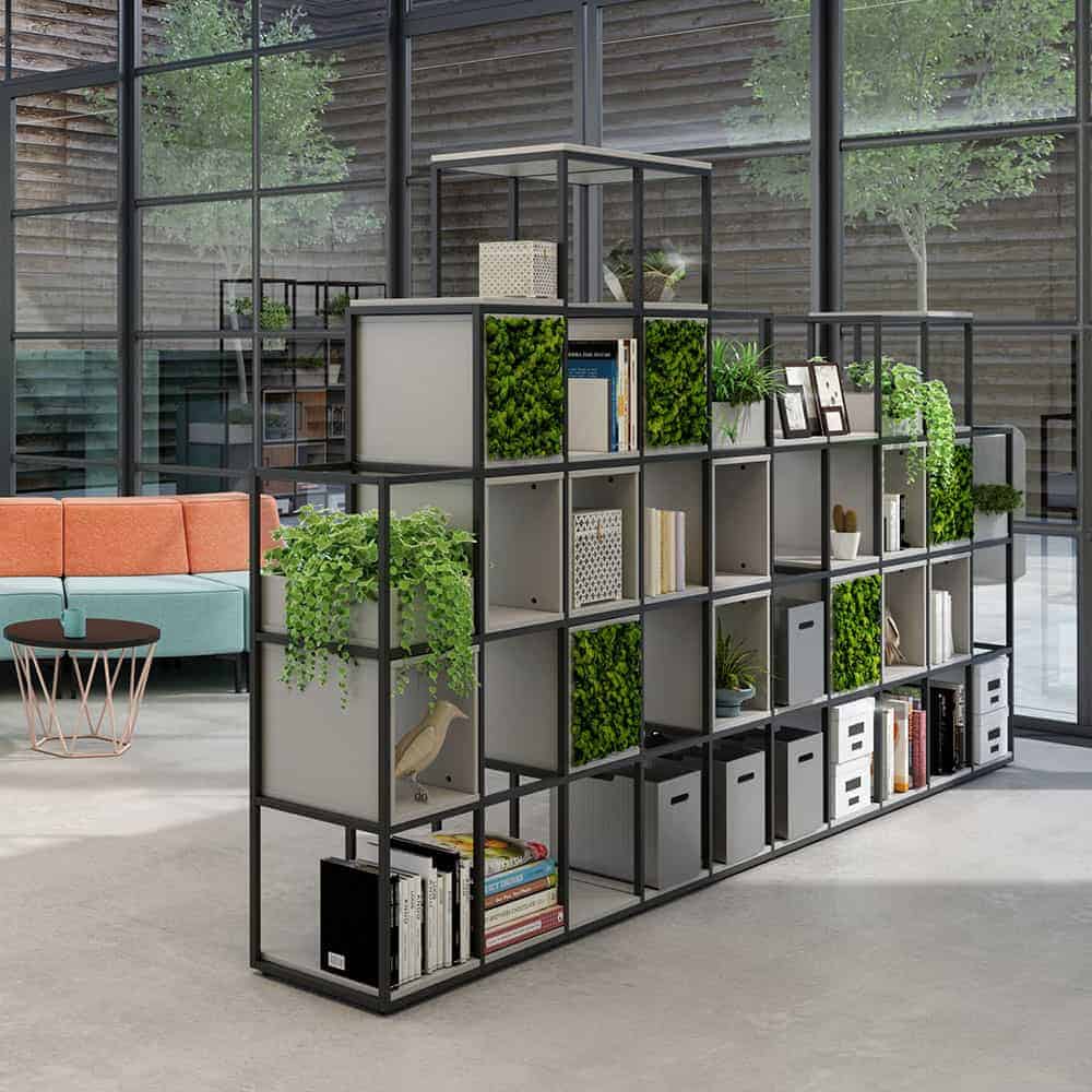 Bloq Modular Office Shelves