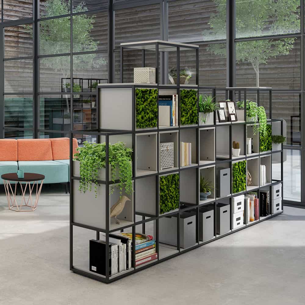Bloq Modular Office Shelves