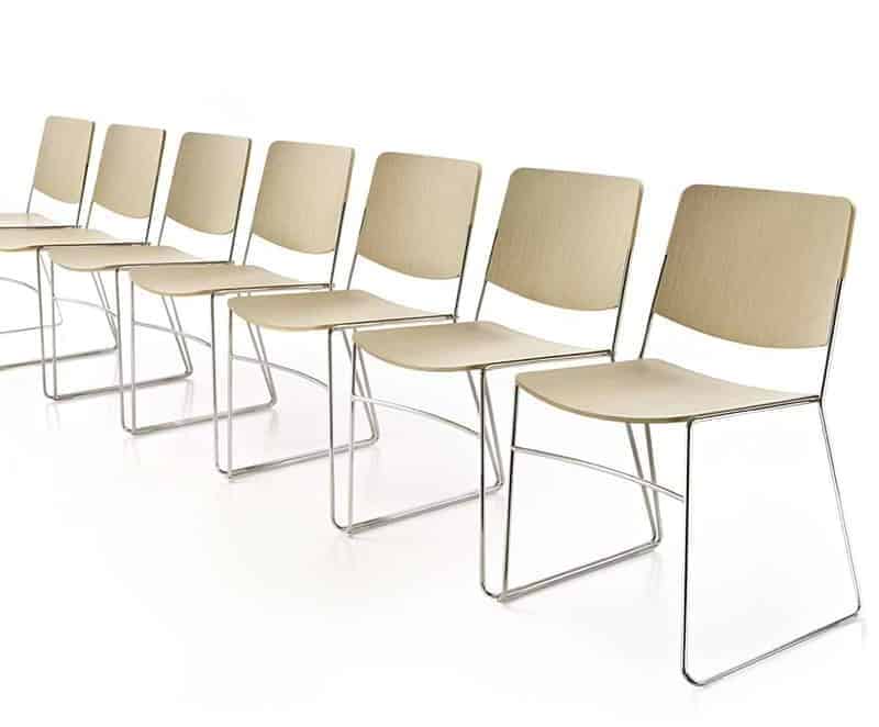 Tower Wood Stacking Chair