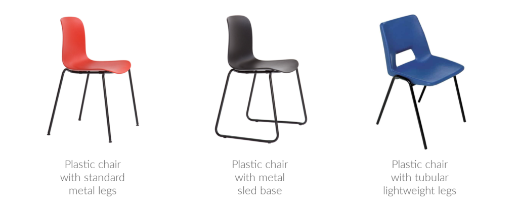 The Different Types of Plastic Chairs with Metal Legs