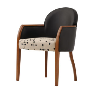 Maddie Tub Chair with Show Wood Arms