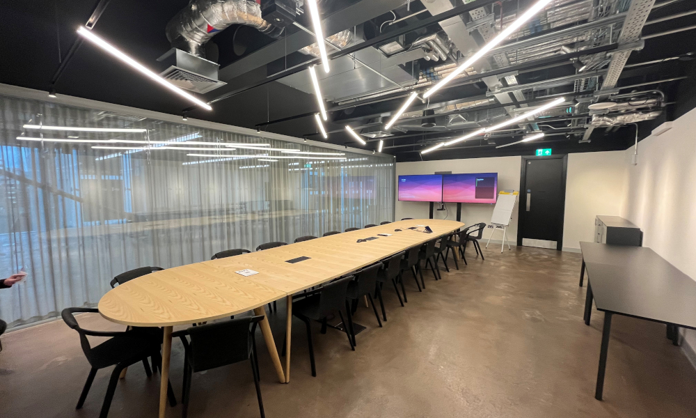 Custom boardroom table